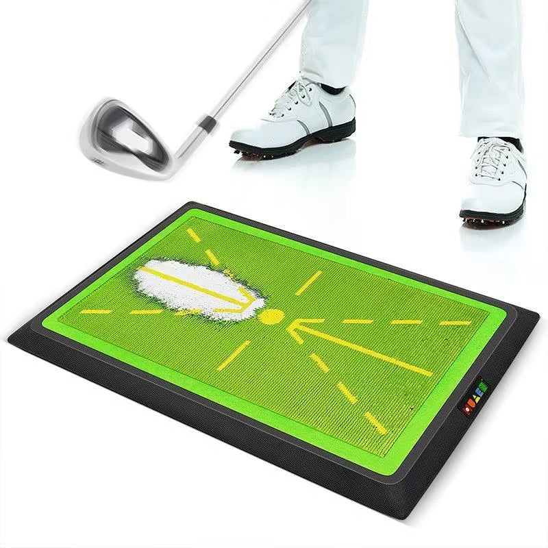 Golf Strike Mat with Bead Display Track for Beginner Training and Swing Detection - Model PM130-B