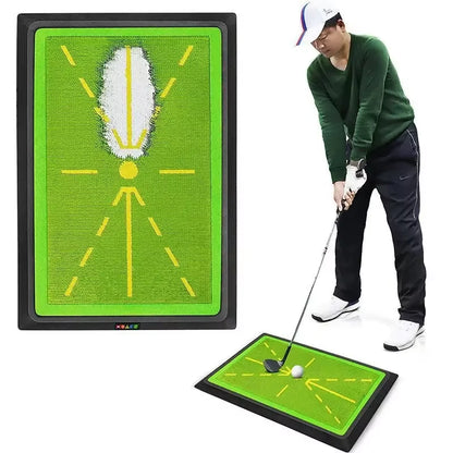 Golf Strike Mat with Bead Display Track for Beginner Training and Swing Detection - Model PM130-B