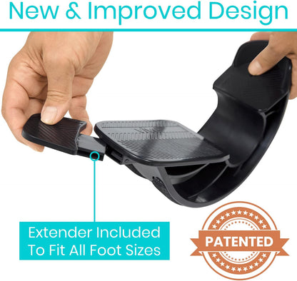 Calf Stretcher Foot Rocker - for Pro Shin Splint Relief, Achilles, Plantar Fasciitis, Heel, Ankle Strengthening - Roller Therapy Device Gift for Runners, Running, Stretching, Severs Disease