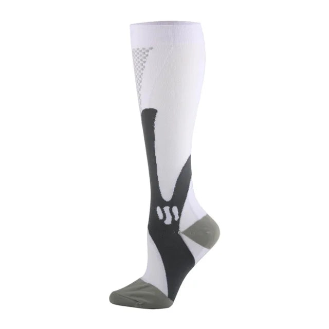 Compression Nylon Medical Nursing Socks for Outdoor Cycling - Fast-Drying and Breathable Sports Wear for Adults