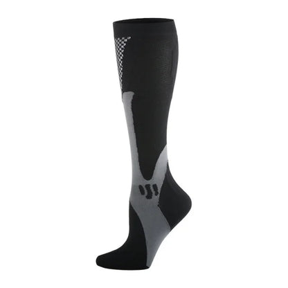 Compression Nylon Medical Nursing Socks for Outdoor Cycling - Fast-Drying and Breathable Sports Wear for Adults