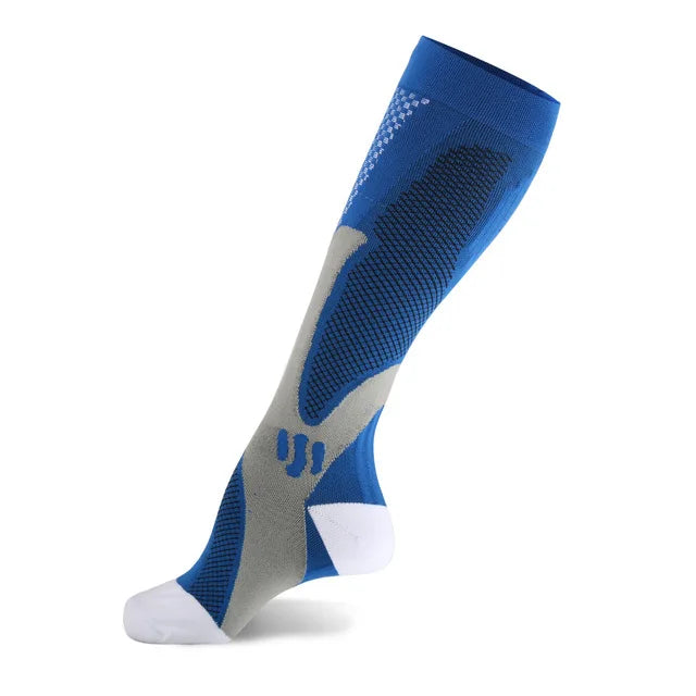 Compression Nylon Medical Nursing Socks for Outdoor Cycling - Fast-Drying and Breathable Sports Wear for Adults