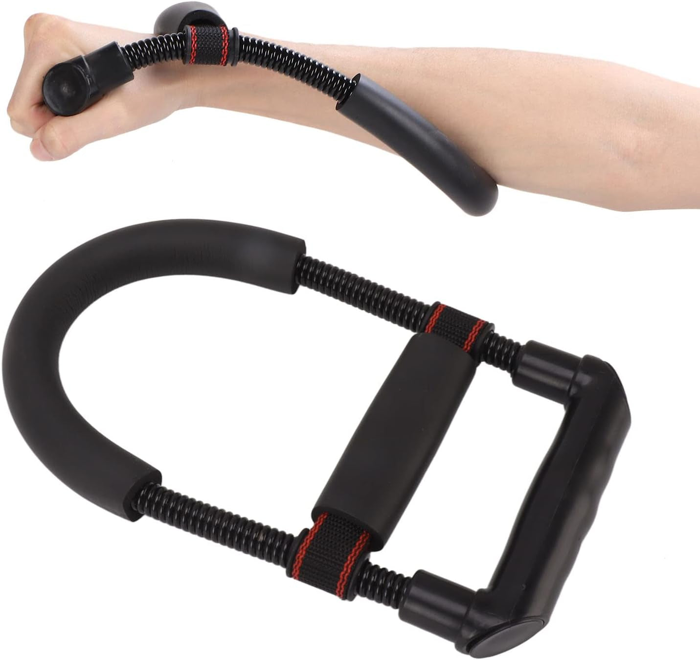 Wrist Strengthening Tool - Adjustable Resistance Forearm Exerciser with Spring Steel Design for Enhanced Grip Strength Training at Home